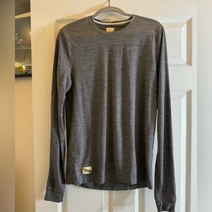 Tracksmith Harrier Long Sleeve Men’s Sz S Grey